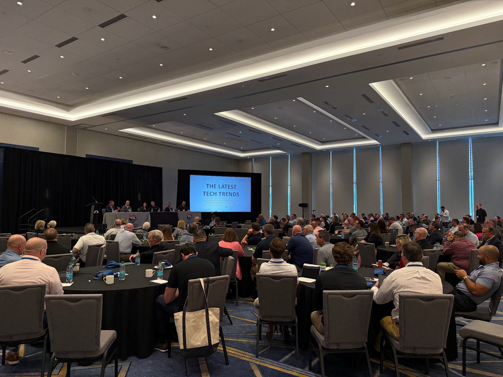 OptimalDynamics's tweet card. Get key insights and takeaways from the Truckload Carriers Association's 2025 Refrigerated Meeting.