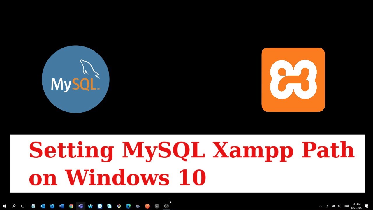 codingdaily7's tweet card. How to Set MySQL Path in Xampp