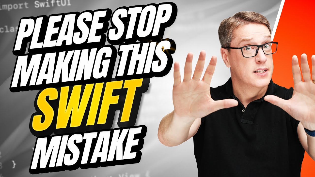 swiftandtips's tweet card. Please stop making this Swift mistake