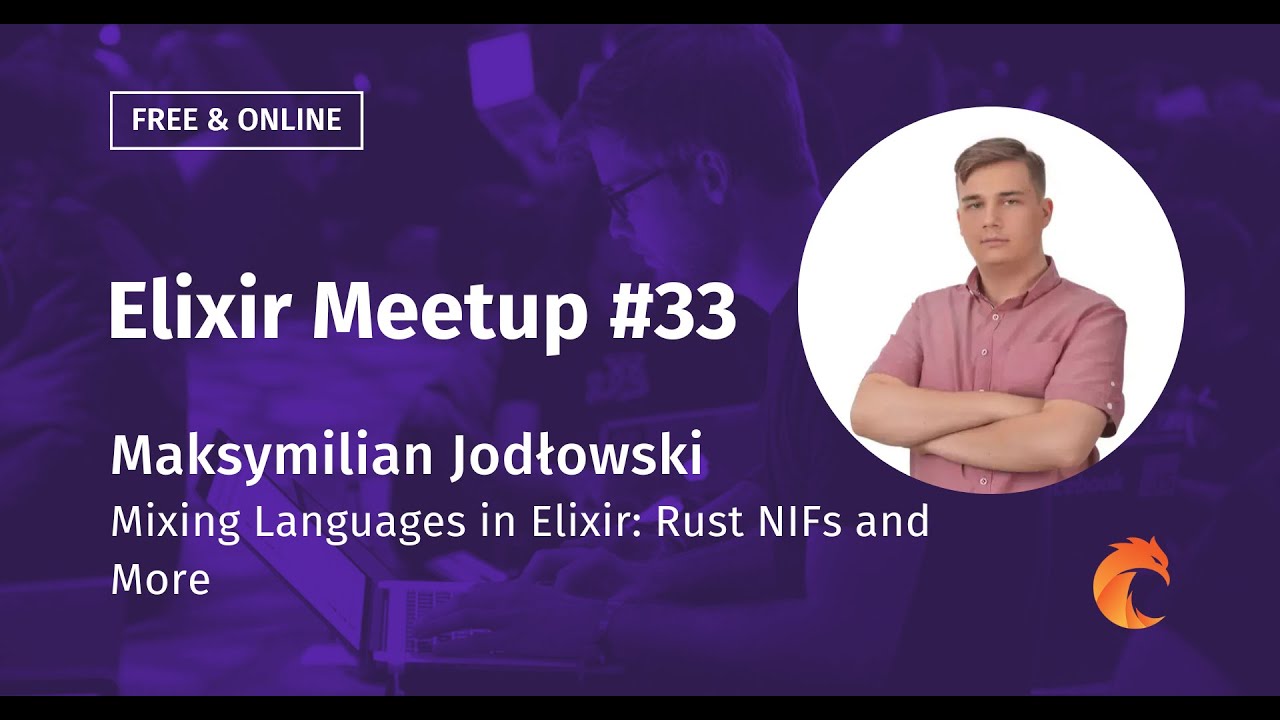 curiosum_dev's tweet card. Mixing Languages in Elixir: Rust NIFs and More - Maksymilian Jodłow...