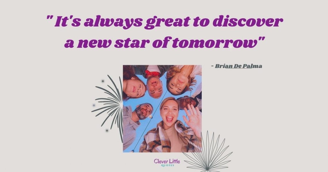 LessonsWise's tweet card. "It's always great to discover a new star of tomorrow" - Brian De Palma