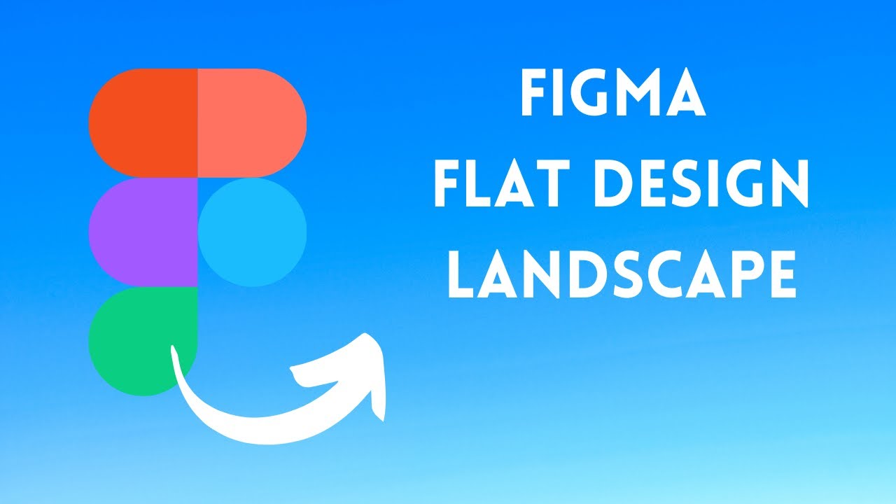 creativecoding7's tweet card. Figma Flat Design - Forest Landscape Tutorial - Creative Coding