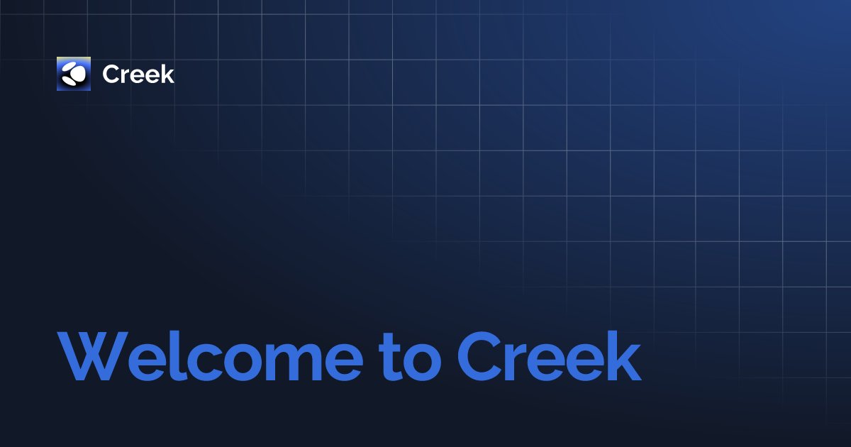 0xSolom0n's tweet card. Welcome to Creek | Creek