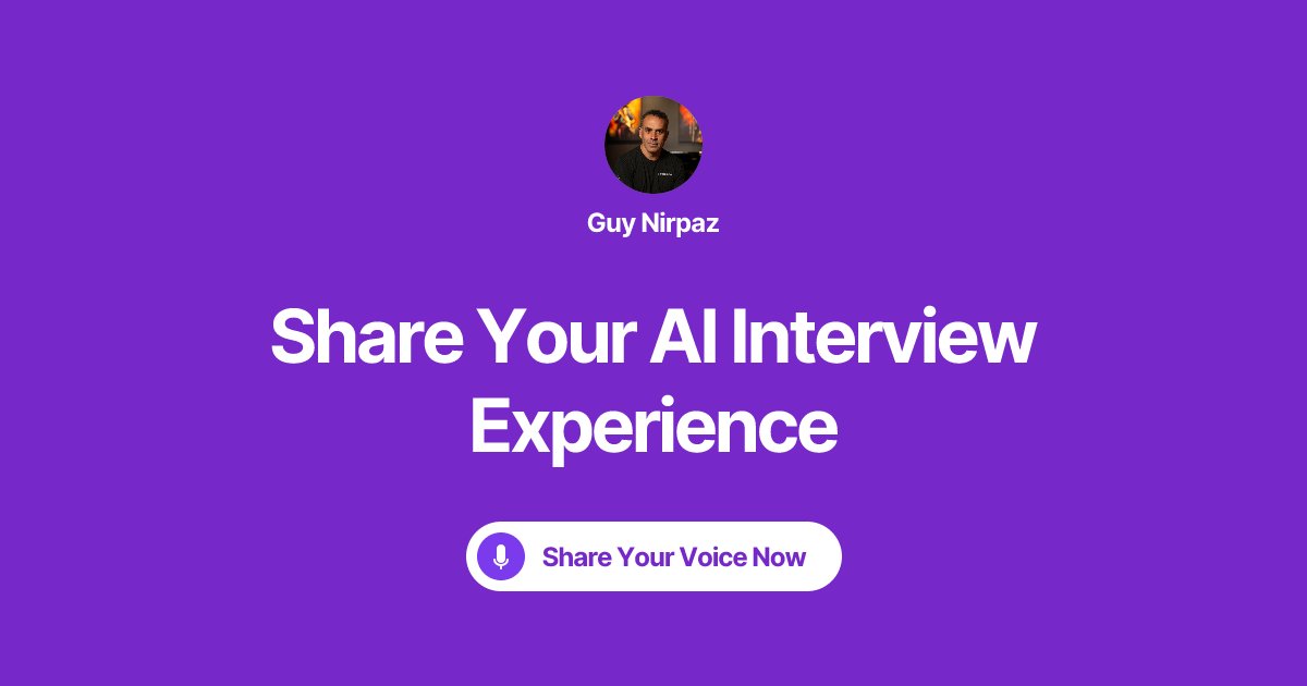 guynirpaz's tweet card. Would love to get your perspective.