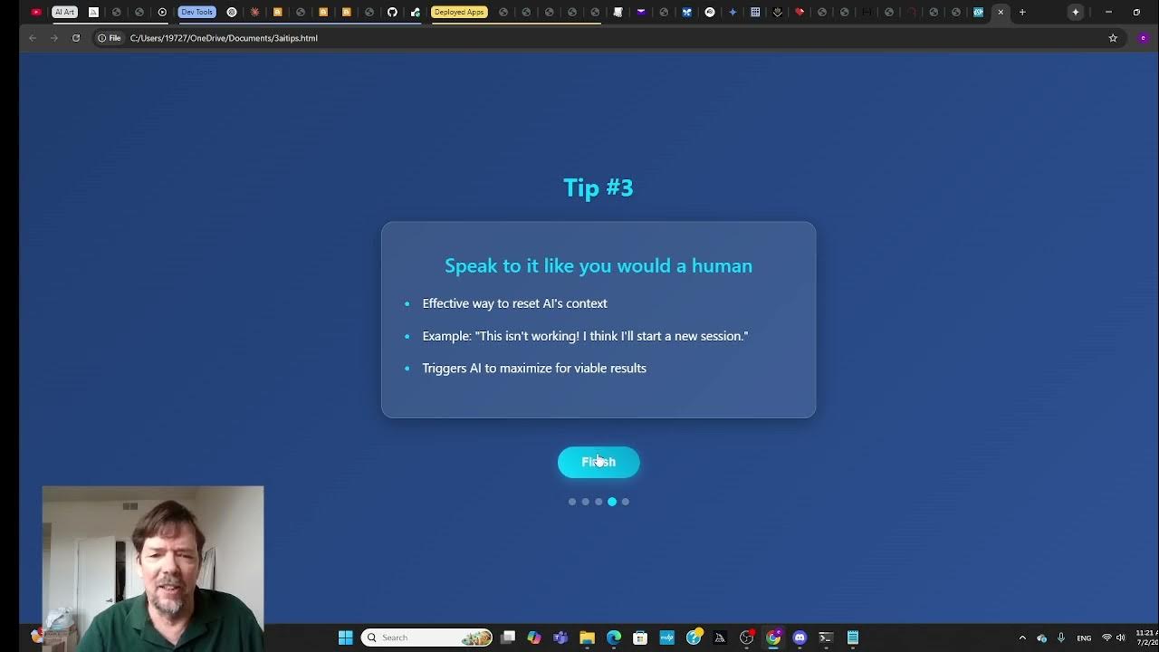 pnattmbtc_'s tweet card. 3 Tips for working with AI!