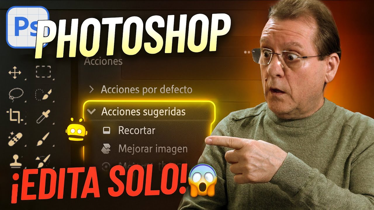 Tripiyon's tweet card. 😲 ¡PHOTOSHOP AHORA PIENSA POR TI! (Nuevas ACCIONES con IA que TE...