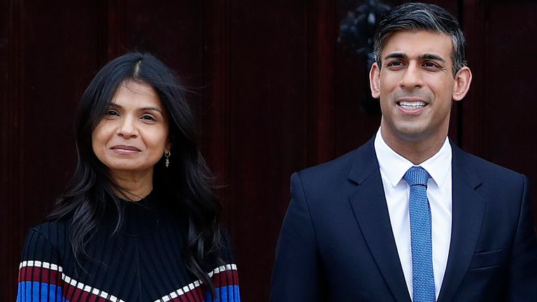 SkyNews's tweet card. Rishi Sunak failed to declare that his wife Akshata Murty had an interest in a childcare company - Koru Kids - which was set to benefit from changes made in this year's budget. He has been found to...