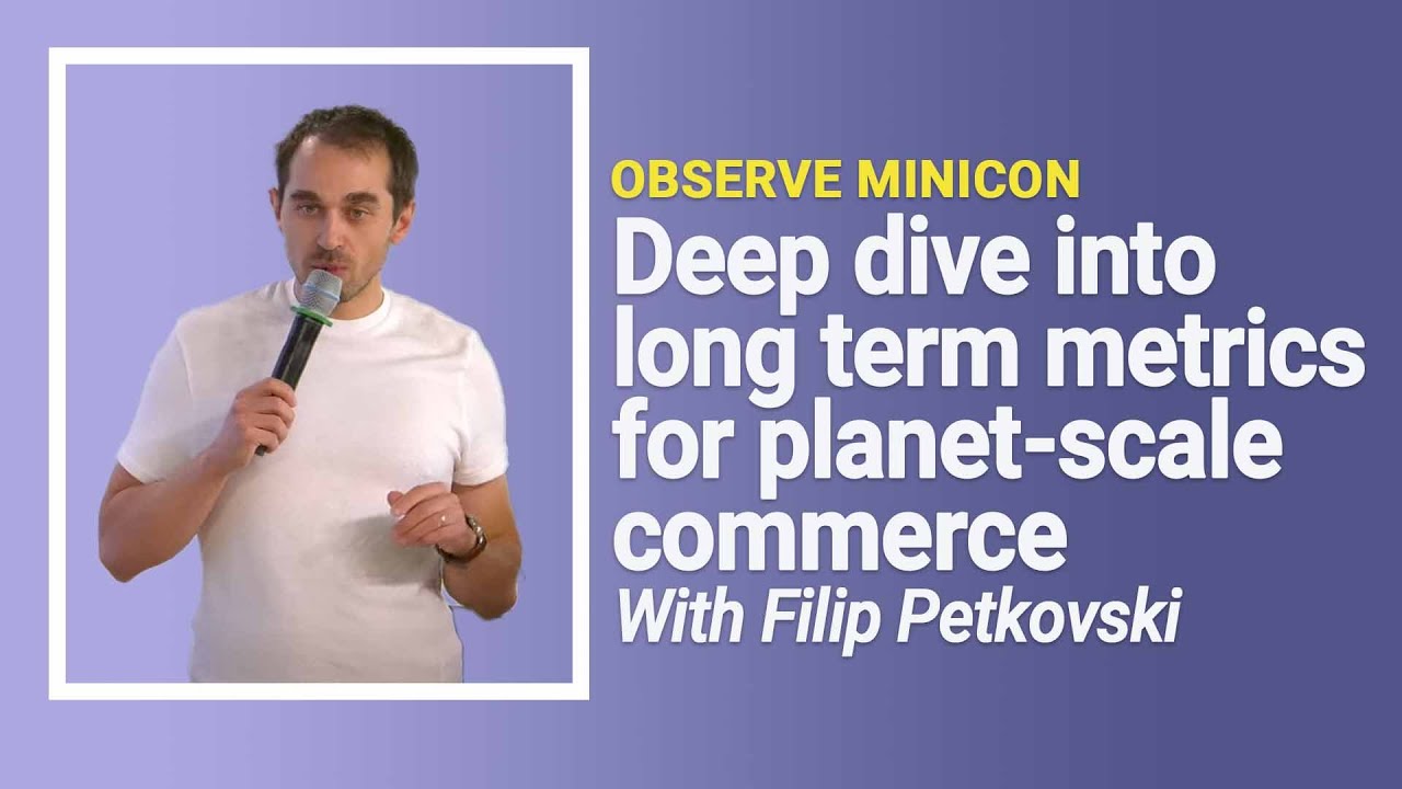 bwplotka's tweet card. Deep dive into long term metrics for planet-scale commerce, with...