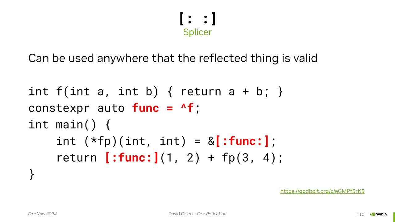 cppnow's tweet card. C++ Reflection - Back on Track - David Olsen - C++Now 2024