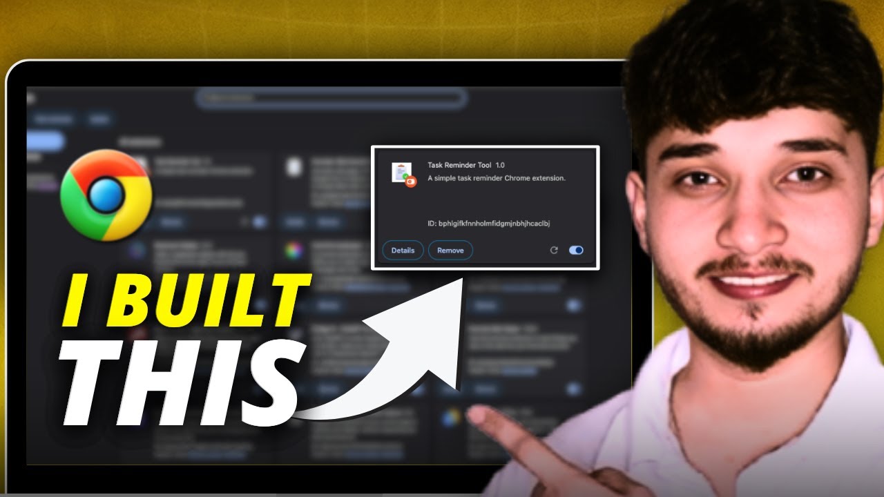 CodingMaster6's tweet card. I Built & Published a Chrome Extension Using Only JavaScript 🔥