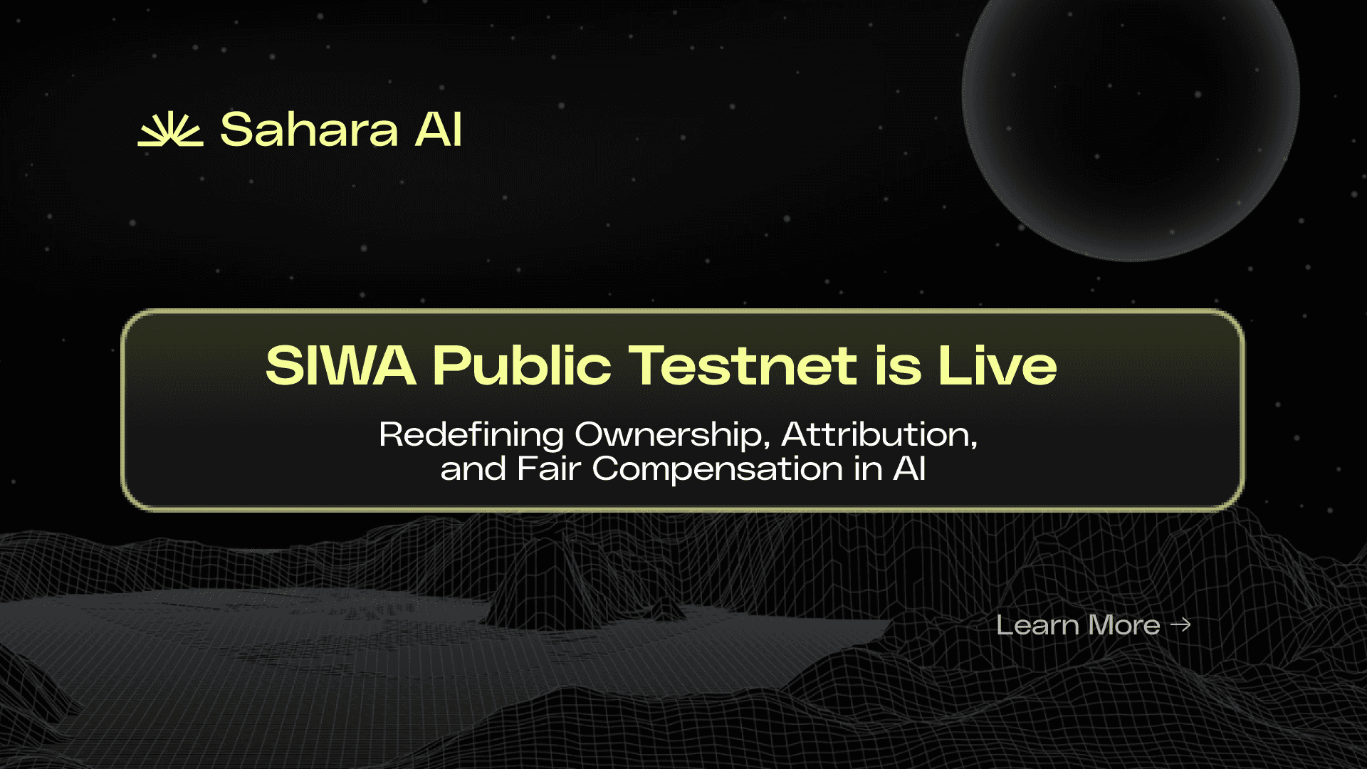 kivicls's tweet card. SIWA serves as the first public gateway to the Sahara Blockchain, a foundational infrastructure layer purpose-built to enable the registration, licensing, and monetization of AI assets - such as...