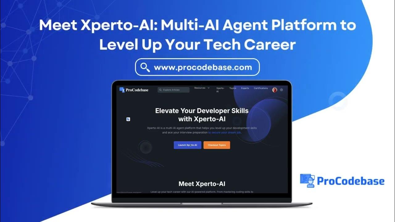 procodebase's tweet card. Xperto-AI: Skyrocket Your Tech Career with Multi-AI Agents! 🚀