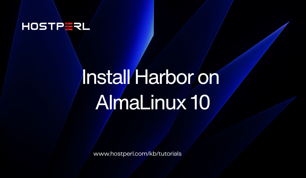 hostperlweb's tweet card. Learn how to install and configure Harbor on AlmaLinux 10 with HTTPS, RBAC, vulnerability scanning, replication, and production-ready settings.