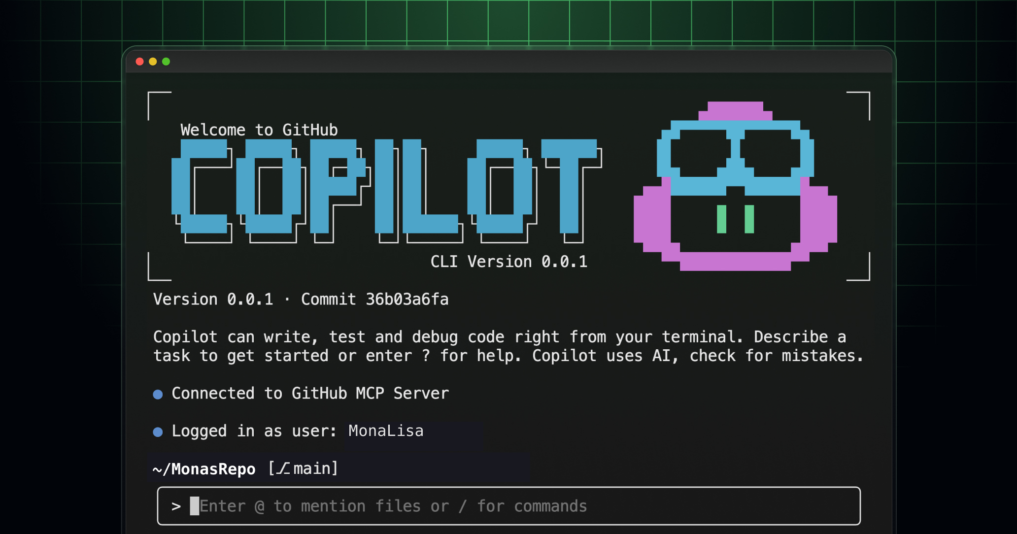 nagarjun_nm's tweet card. Curious about using GitHub Copilot in your terminal? Here's our guide to GitHub Copilot CLI, including a starter kit with the best prompts for a wide range of use cases.