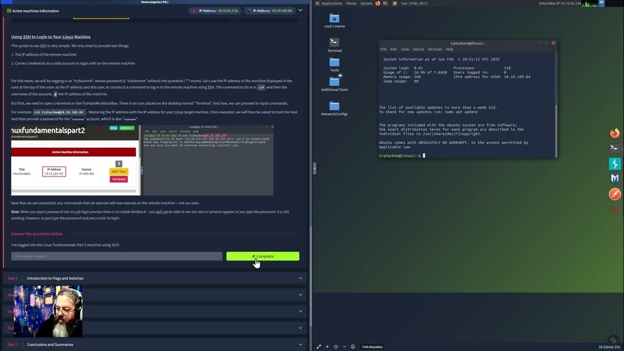 Hitman1978's tweet card. Old Man Hacks the World Ep. 6 | Linux Fundamentals Part 2 🐧🔐