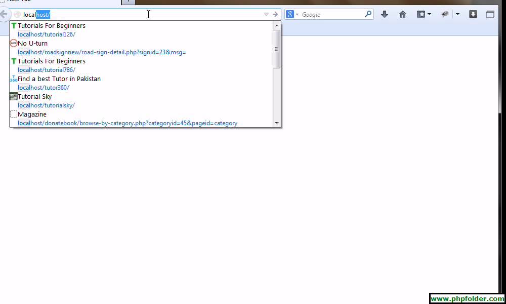 phpfolder's tweet card. How to start WAMP Server