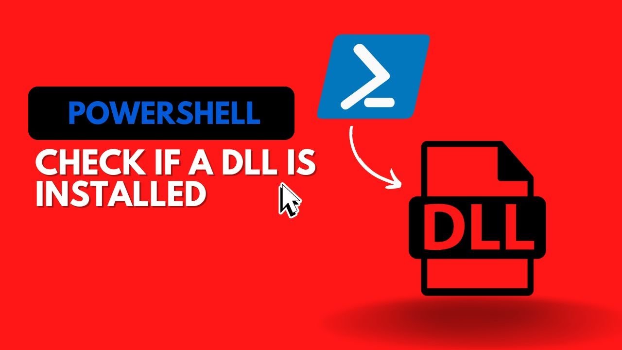 CodeBecause's tweet card. How to Verify if a DLL is Installed #powershellscripting #powershell...