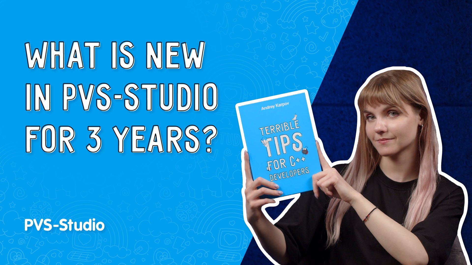 Code_Analysis's tweet card. Check out how PVS-Studio has evolved over the last three years! This video covers new diagnostic rules, integrations, analyzer optimization, and more.