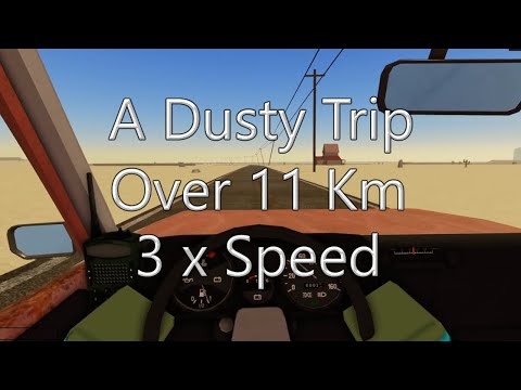 rebottergaming's tweet card. A Dusty Trip Game On Roblox | Driving Over 11 Km! 🚐 ⛽ [ ⏩ 3 x Speed ]