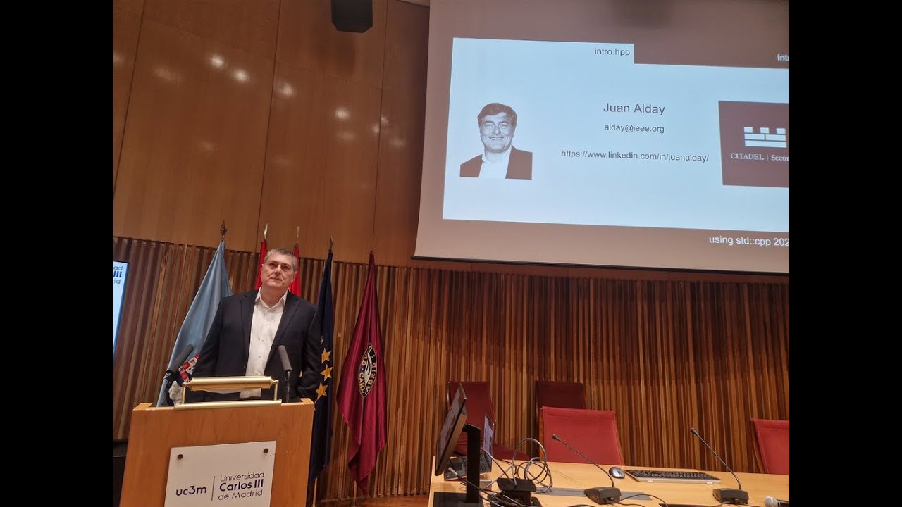 usingstdcpp's tweet card. Keynote: C++: The Balancing Act of Power, Compatibility, and Safety -...