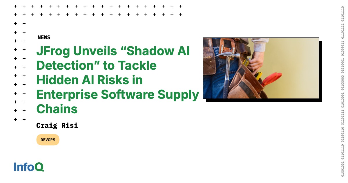 JavaWales's tweet card. JFrog today expanded its Software Supply Chain Platform with a new feature called Shadow AI Detection, designed to give enterprises visibility and control over the often-unmanaged AI models and API...