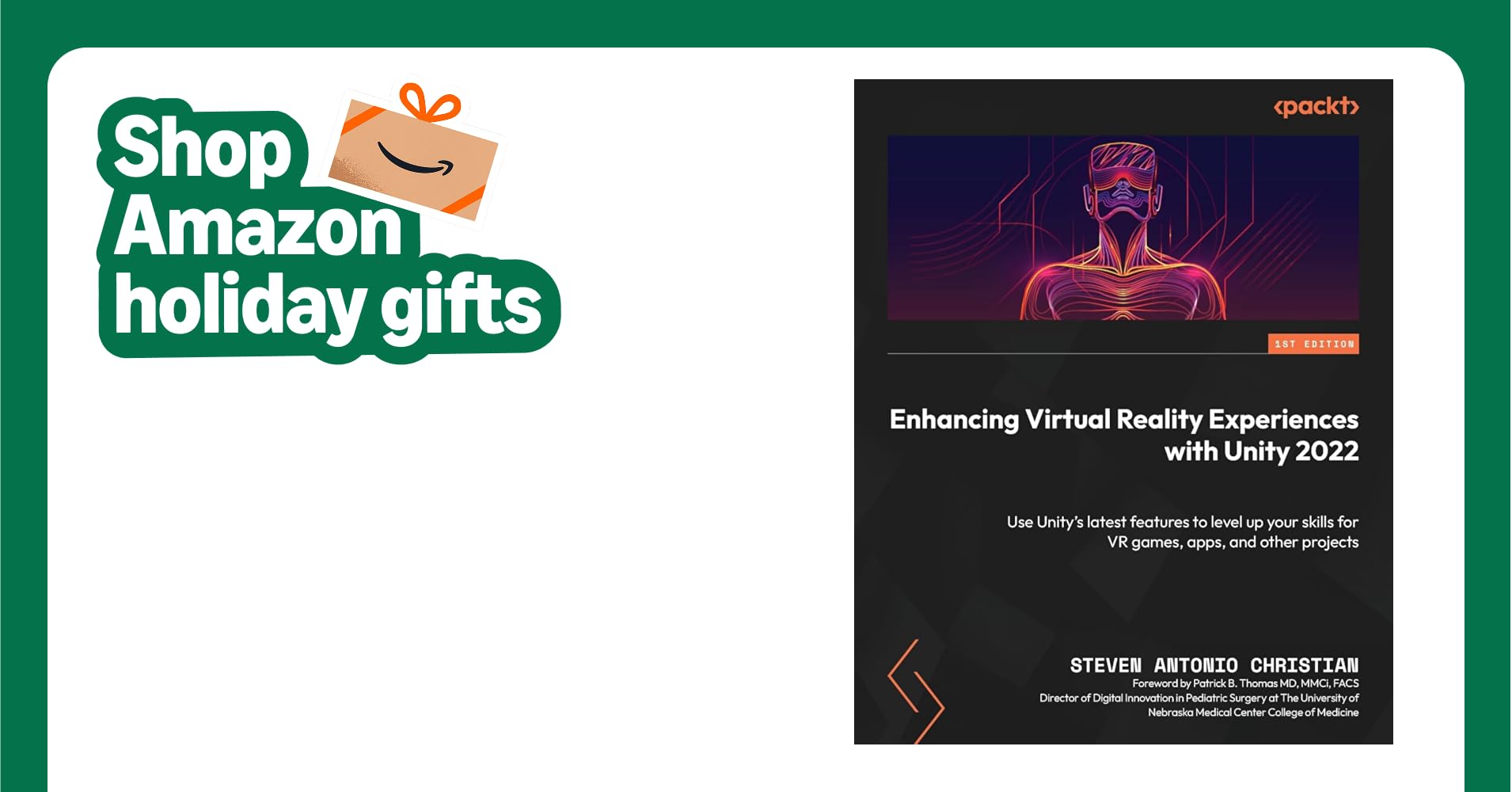 stuckonaneyelnd's tweet card. Enhancing Virtual Reality Experiences with Unity 2022: Use Unity's latest features to level up your...