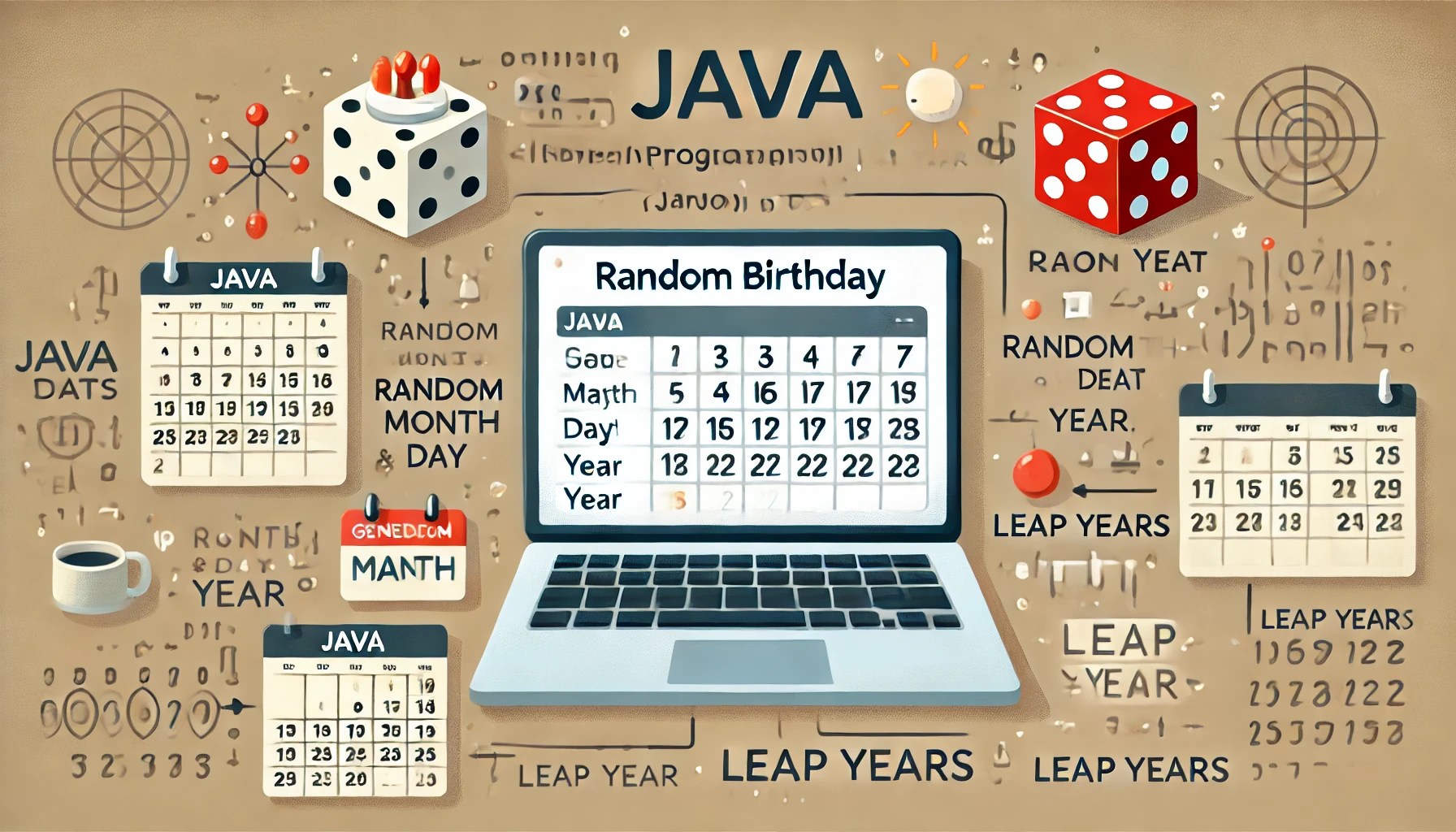 AllProWebDesig1's tweet card. This is how you would set up a Java class to generate a random birthday with a random month, day, and year. This example will show how to use the Random class to generate each part of the date and...