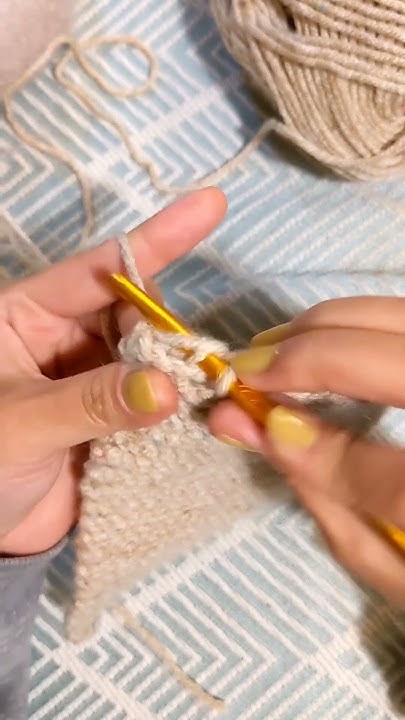 hamburgdaisuki's tweet card. かぎ針でゴム編み（リブ編み）の編み方 how to crochet rib stitch #手編み #クロシェ #crochettut...