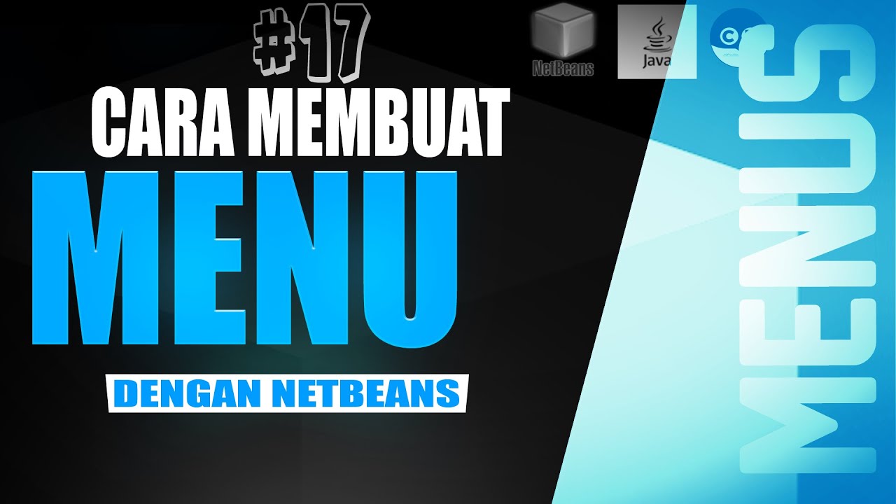 diCodingProject's tweet card. Cara Membuat Menu Utama di Netbeans #17