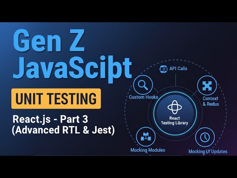 DeopaShivraj's tweet card. Gen Z JavaScript: React Testing Part 3 - Custom Hooks, Context,...