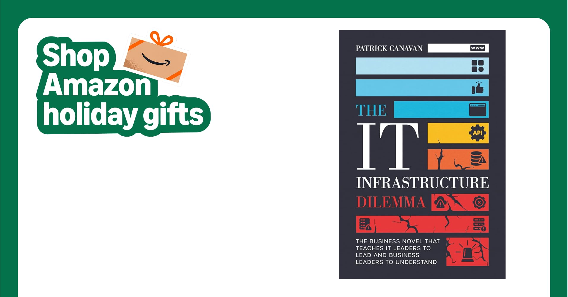 OptimizeMyAi's tweet card. THE IT INFRASTRUCTURE DILEMMA: The Business Novel That Teaches IT Leaders to Lead and Business...