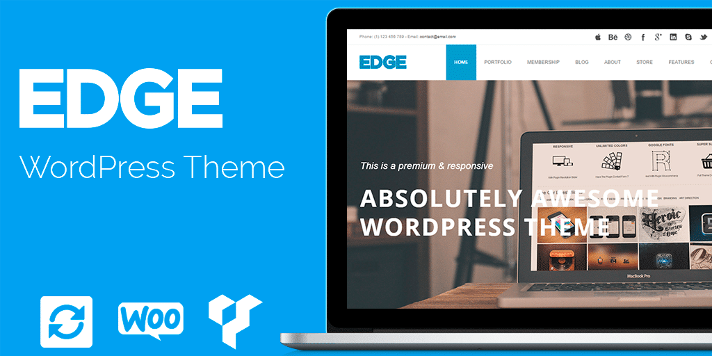 visualmodo's tweet card. Edge WordPress Theme premium business template for everyone build an awesome WordPress site without touch in codes with great layouts and the best support!