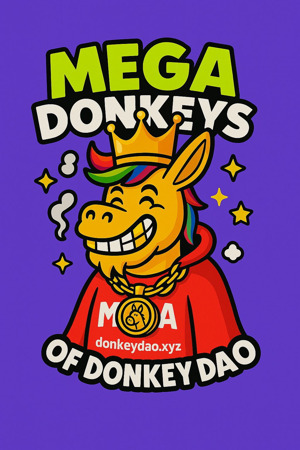 Its_Ha_Dost's tweet card. Excellent, fun merch for all things Donkey DAO.