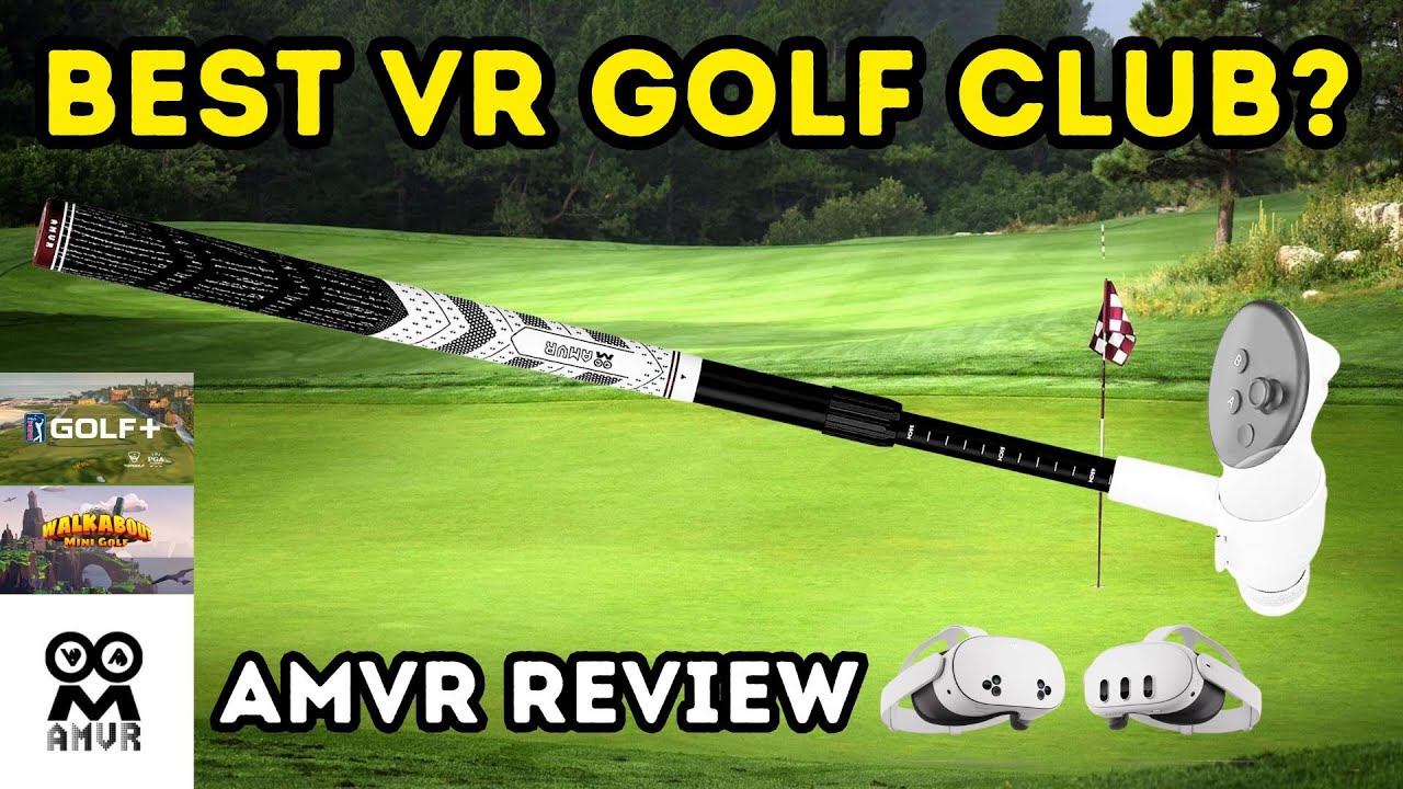 iOSSwift's tweet card. AMVR Extendable Golf Club Review – Best VR Golf Accessory for Quest...
