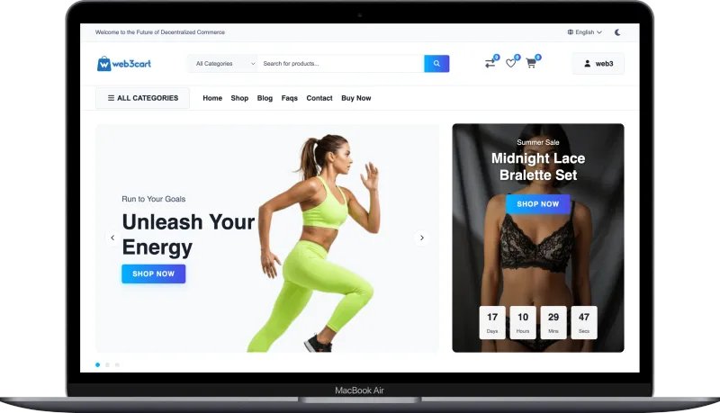 devburaq's tweet card. Decentralized commerce powered by smart contracts and crypto payments.
