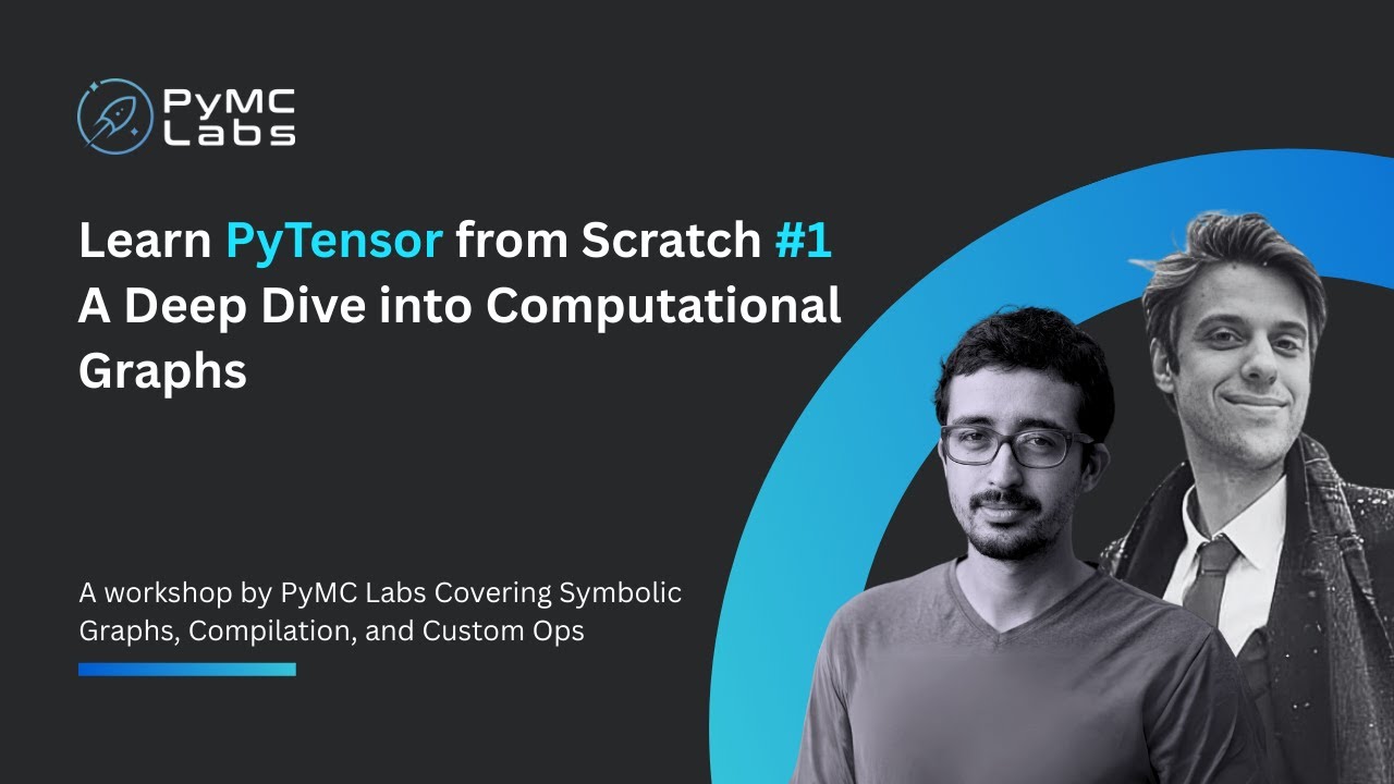 pymc_labs's tweet card. PyTensor Workshop #1 | A Deep Dive into Computational Graphs