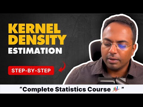 R_Programming's tweet card. Kernel Density Estimation | #23 in Statistics for Data Science