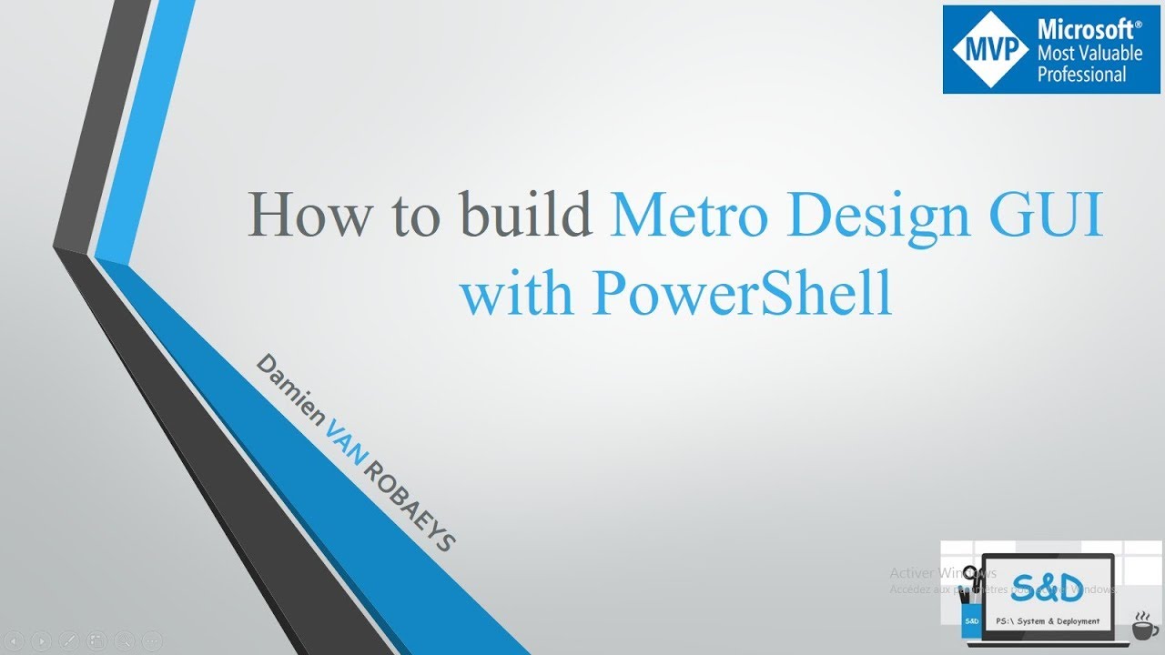 syst_and_deploy's tweet card. How to use WPF with Powershell and create Metro Design GUI ?
