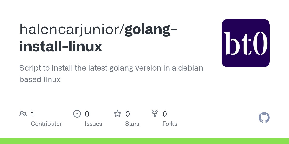 bt0s3c's tweet card. Script to install the latest golang version in a debian based linux - halencarjunior/golang-install-linux