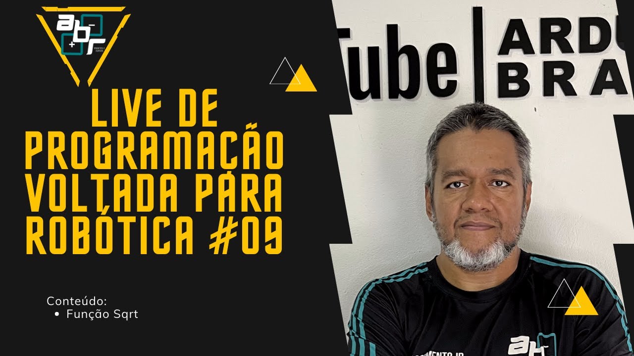 arduino_br's tweet card. LIVE DA PROGRAMAÇÃO VOLTADA PARA ROBÓTICA #09 - COMO CALCULAR A RAIZ...