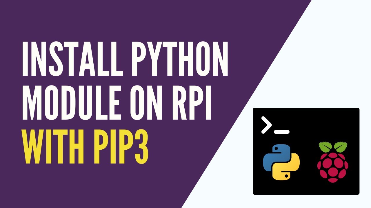 RoboticsBackend's tweet card. Raspberry Pi - Install a Python Module with pip3