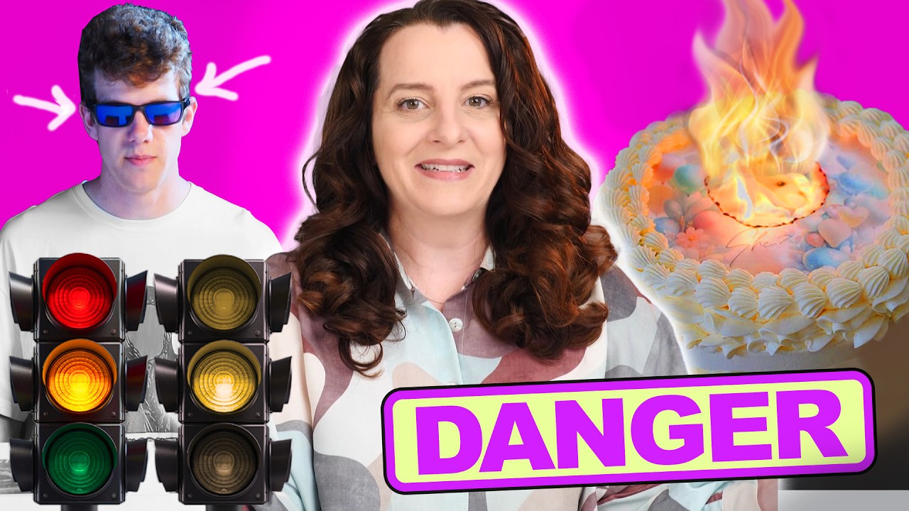 HowToCookThat's tweet card. Debunking Fire reveal cakes, colour blind glasses & 5 minute crafts