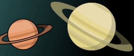 inkscapetuts's tweet card. Learn how to use basic shapes and manipulate them to illustrate the rings around the planet Saturn