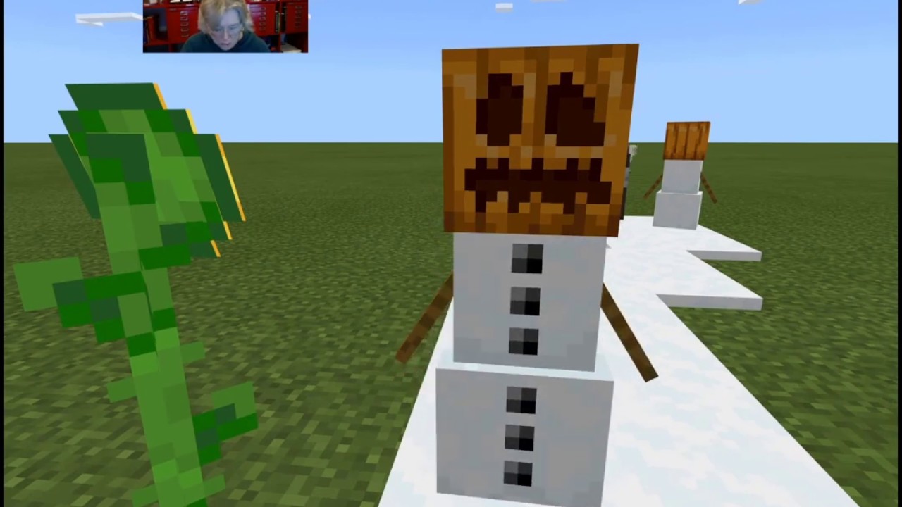 WeCodeMakeCode's tweet card. Snowman Army Live from MakeCode Mixer Stream