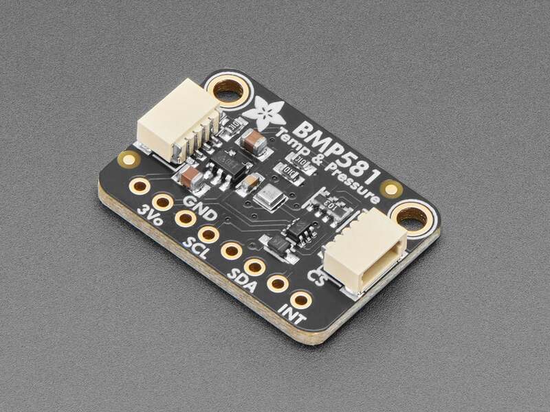 adafruit's tweet card. The BMP5xx have better precision than ever, which makes them excellent for environmental sensing or as a precision altimeter. It can even be used in either I2C and SPI configurations.
