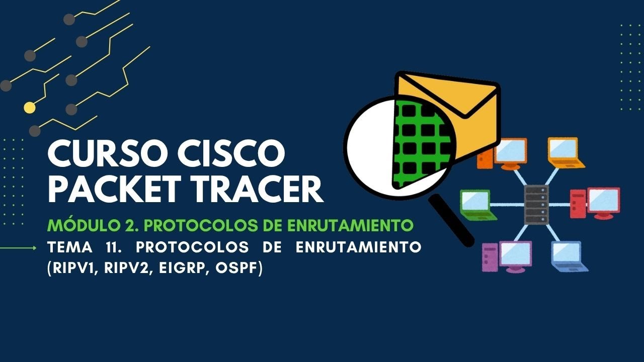 ezavalar's tweet card. M2-T1. Protocolos de enrutamiento 【 RIPv1, RIPv2, EIGRP, OSPF 】