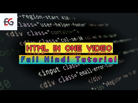 EDUGYAN1's tweet card. html in one video - html tutorial for beginners in hindi in one video...