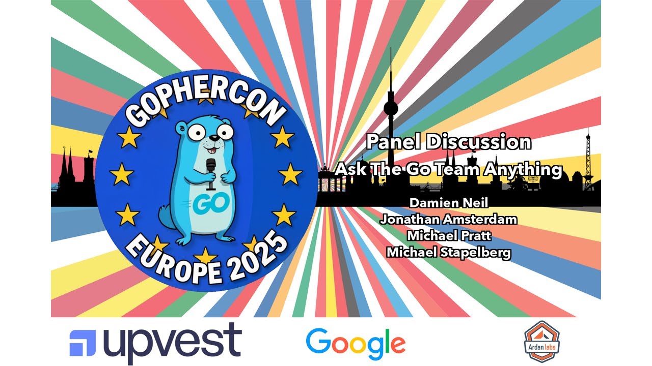 gopherconeu's tweet card. Panel with the Go Team | GopherCon EU 2025