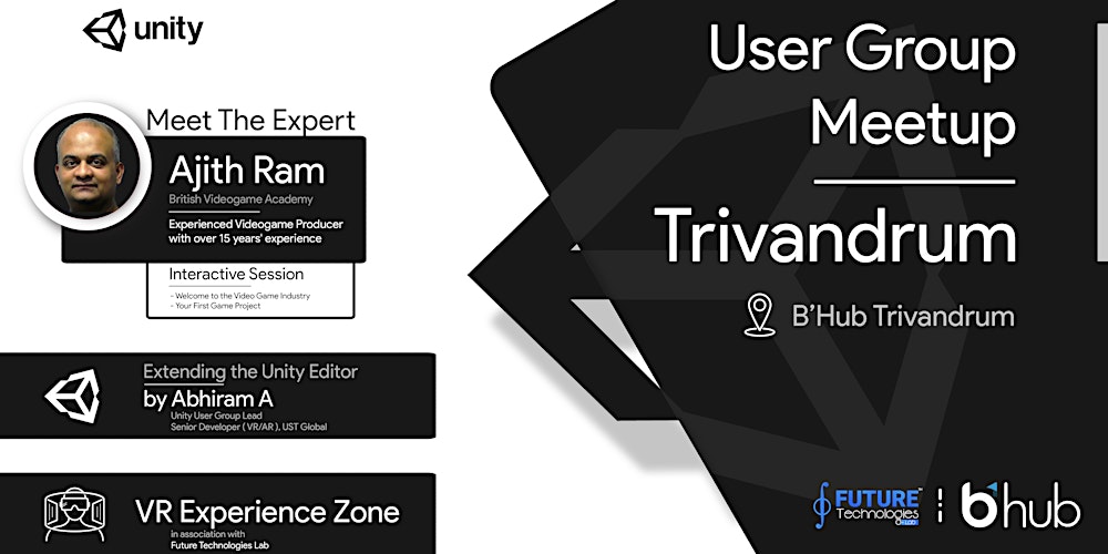 Unity3DIndia's tweet card. The meet-up is for anyone who is passionate about Videogames, Augmented Reality, Virtual Reality, Game Art, Game Programming, Concept Art, UX/UI at any skill level! .. or even an avid enthusiast...