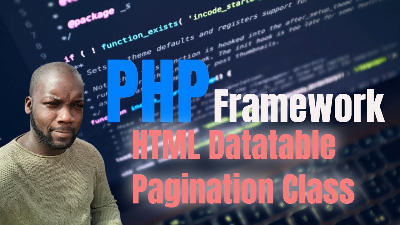 CodingWorkshop's tweet card. PHP MVC Framework HTML Datatable Pagination Object PHP | Learn PHP |...